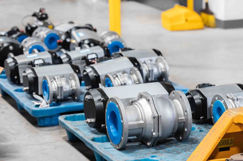 Automated Class 150 Flanged Ball Valves