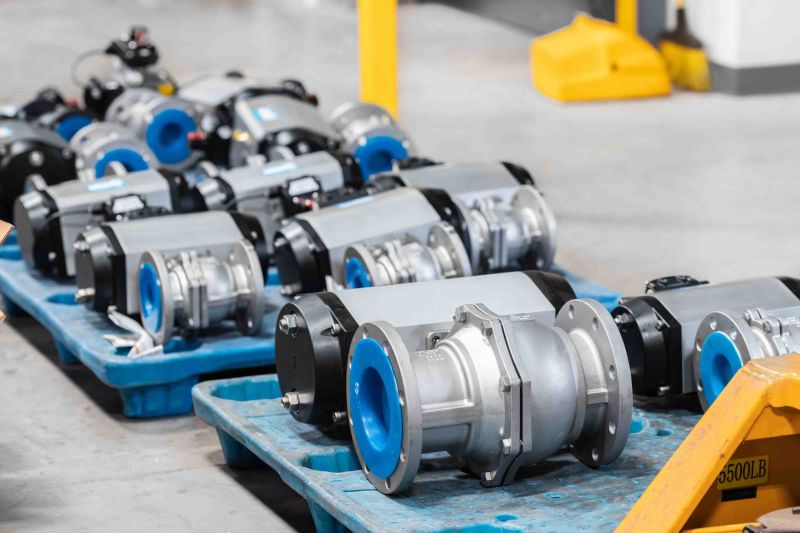 Automated Class 150 Flanged Ball Valves
