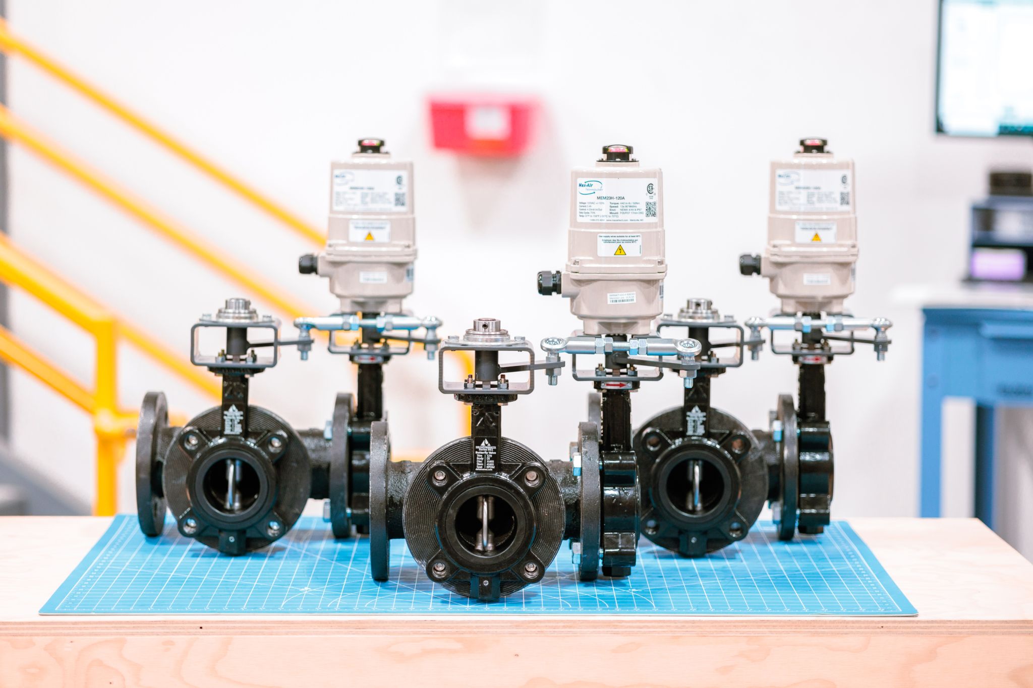 Electrically Actuated Tee Assembly w/  2″ Delta T Butterfly Valves