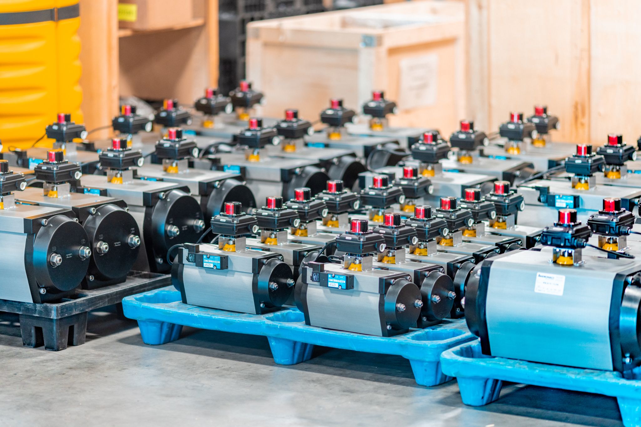 88 Actuators w/ Limit Switches, Solenoid Valves, & Termination