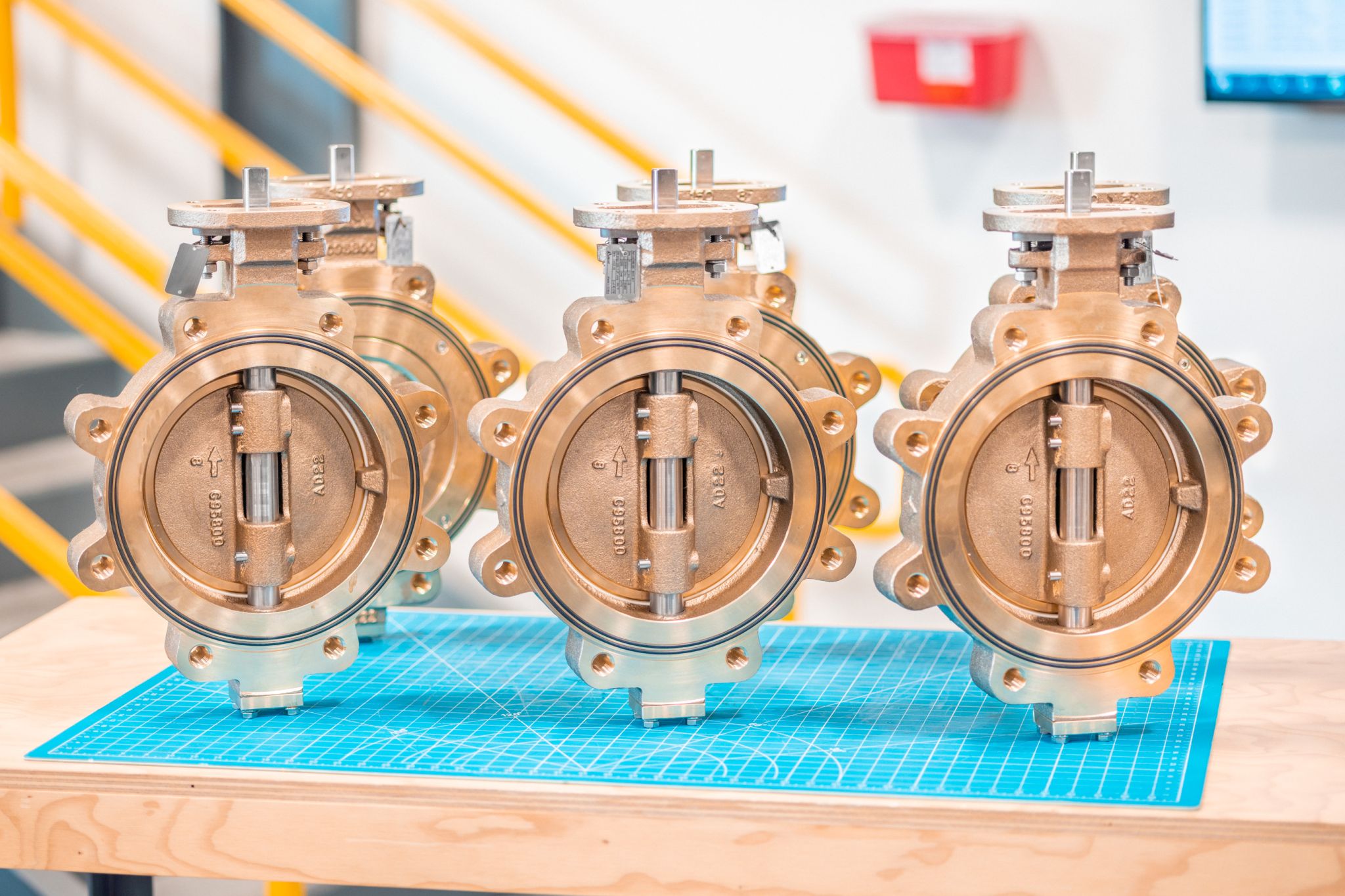 Delta T Aluminum Bronze Class 150 High Performance Butterfly Valves for a Seawater Application