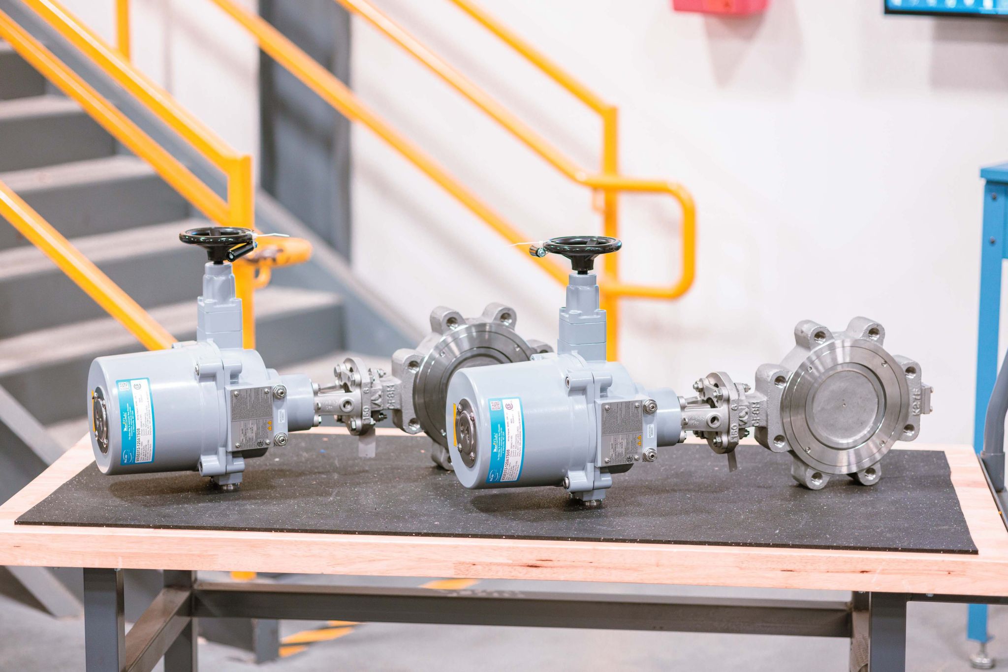 MX Series HazLoc Max-Electric Actuators w/ Delta T High Performance Butterfly Valves