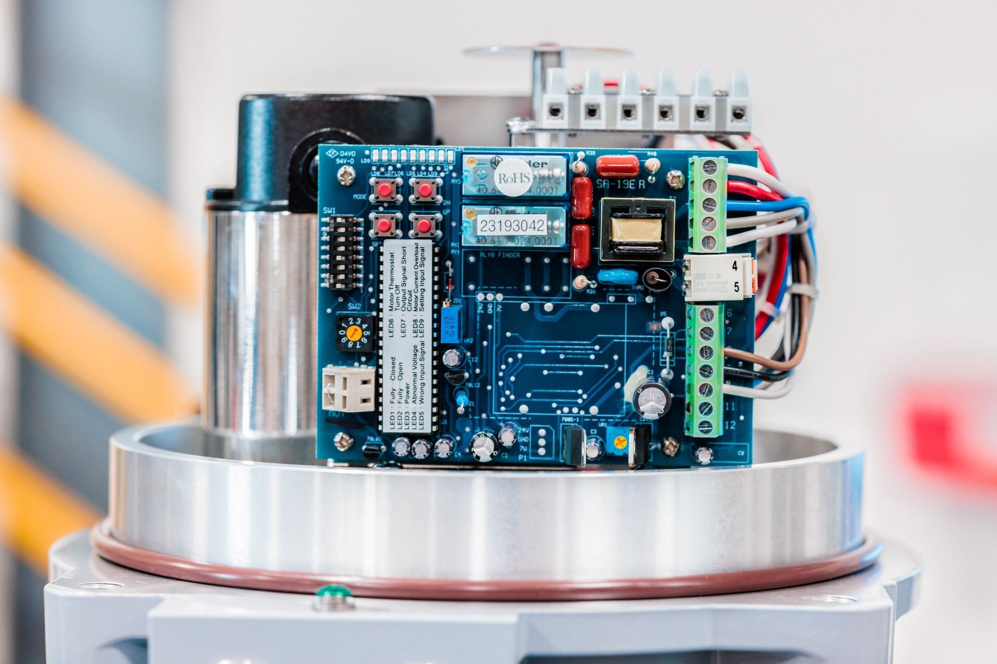 HazLoc Electric Actuator w/ Segmented Ball Valve