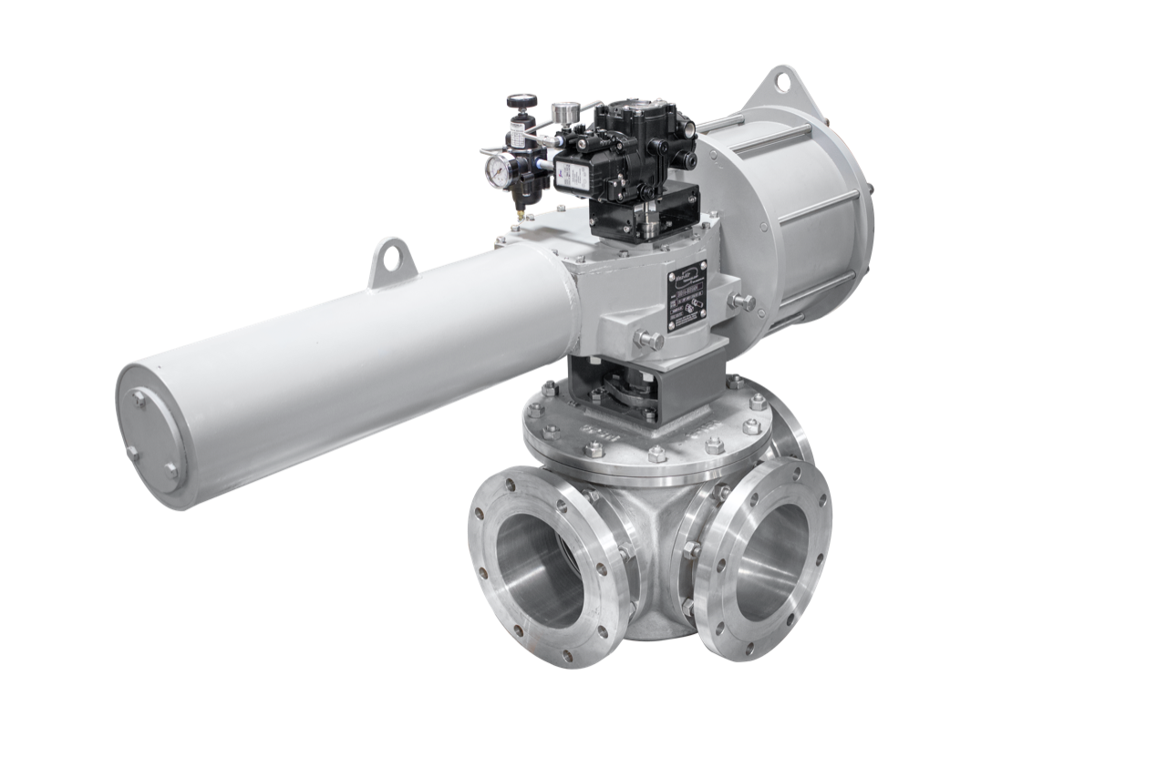 Modulating 3-Way Ball Valve, Explosion Proof