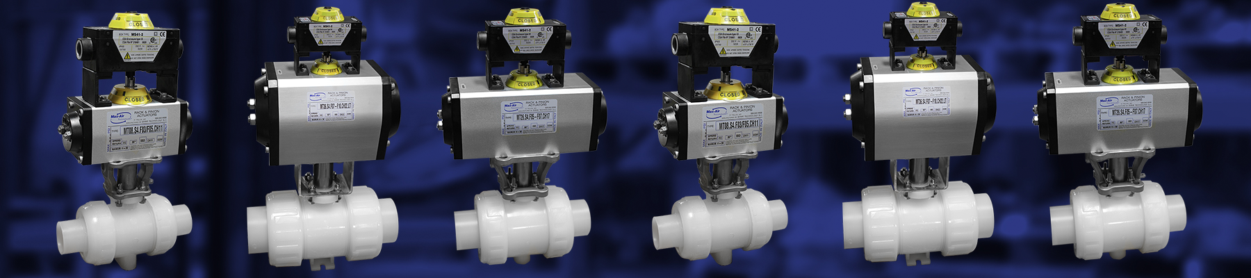 Automated PVDF Ball Valves